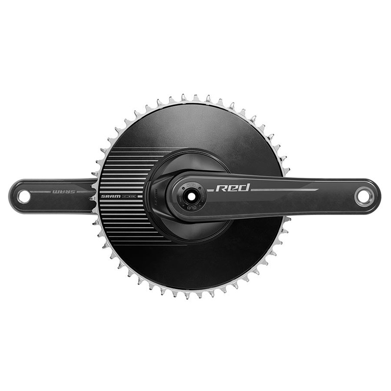 Red DUB 1x Aero E1 Crankset Speed: 12 Spindle: 28.99mm BCD: Direct Mount  8 Bolt 50 DUB 167.5mm Black Road