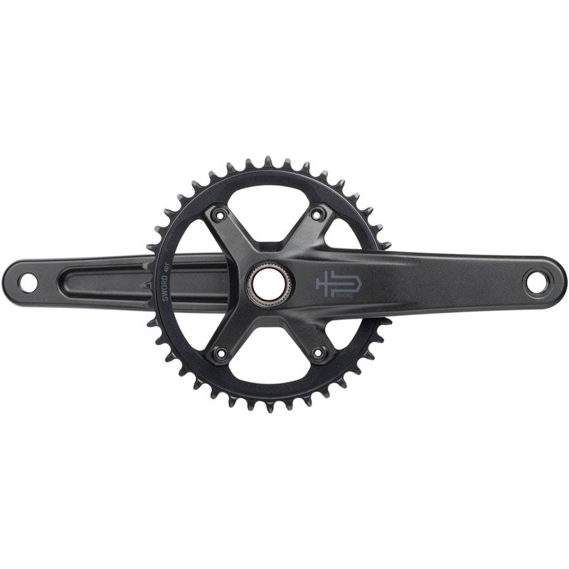 Sword 1x Crankset – 165mm 10-Speed 40t 110 Asym BCD  24mm Spindle BLK