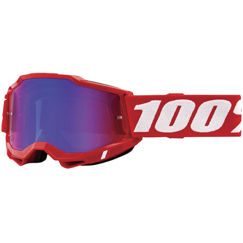 Accuri 2 Goggles – Neon Red/Red Blue Mirror