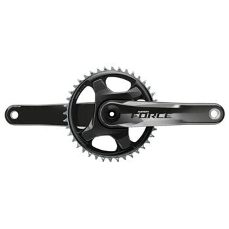 Force 1 AXS Bicycle Crankset – 172.5mm, 12-Speed, 40t, 107 BCD, Cannondale Ai, DUB Spindle Interface, Gloss Carbon, D1