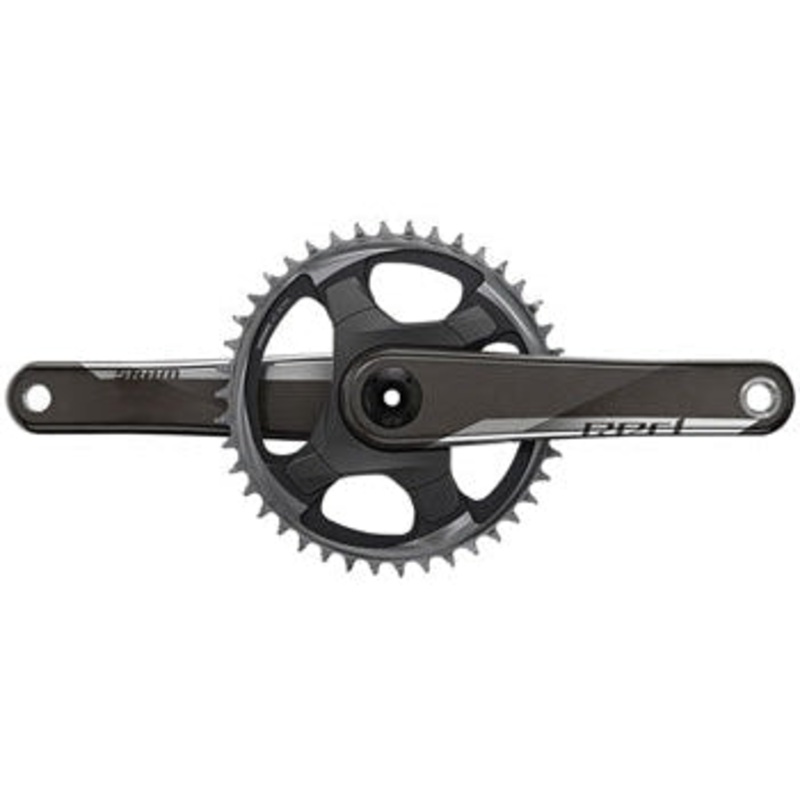 RED 1 AXS Bicycle Crankset – 165mm, 12-Speed, 40t, 8-Bolt Direct Mount, DUB Spindle Interface, Natural Carbon, D1