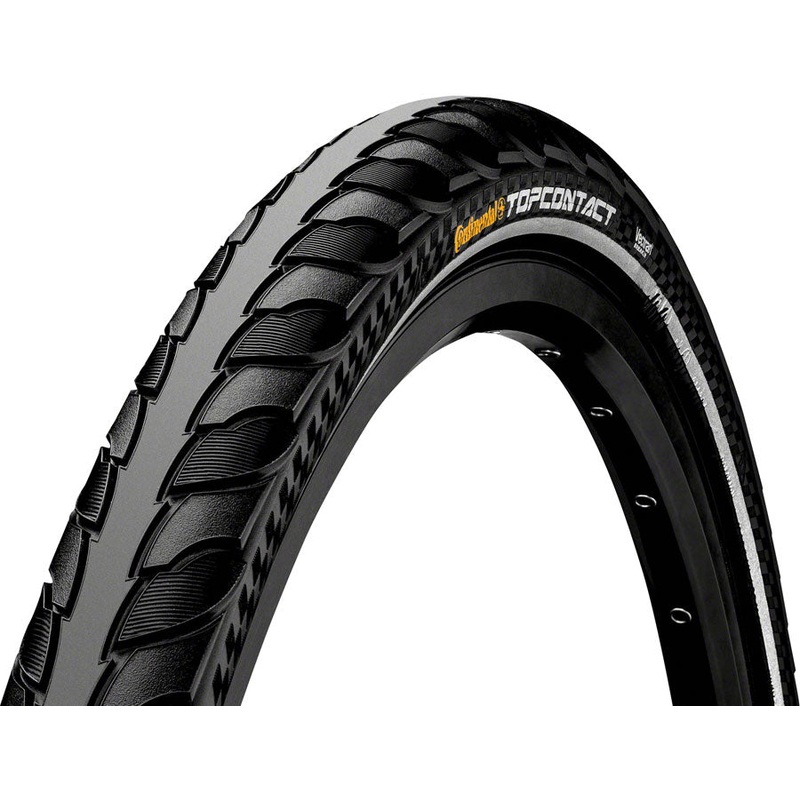 Top Contact II Tire – 700 x 35 Clincher Folding BLK/Reflex Vectran Breaker E50