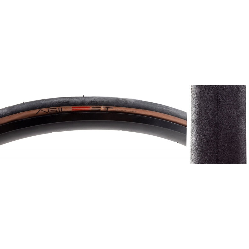 Agilest Road Tire 700x28C Folding Clincher ZSG AGILE Advanced Extra Alpha Cord Amber