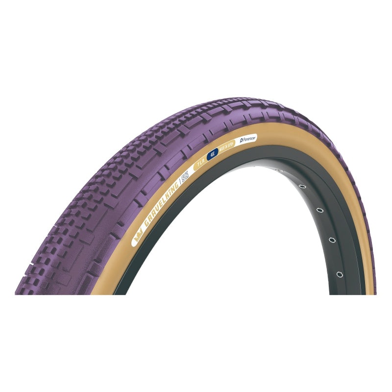 GravelKing SK Tire – 700 x 40 Tubeless Folding Purple/Brown