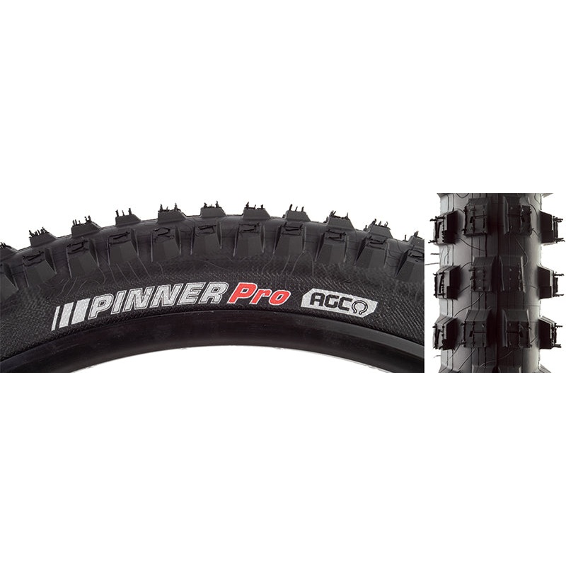 Pinner Pro Tire 29×2.40 Folding Clincher Dual AGC 120TPI Black