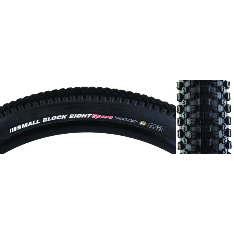 Small Block 8 Tire 26×2.35 Wire Clincher DTC 60TPI Black