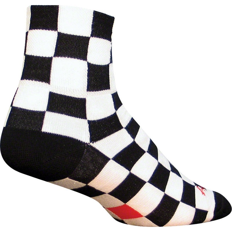 Classic Ridgemont Bike Socks – Black/White