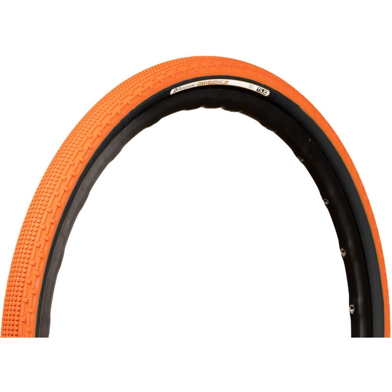 GravelKing SK Tire – 700 x 38 Tubeless Folding Sunset Orange/Black
