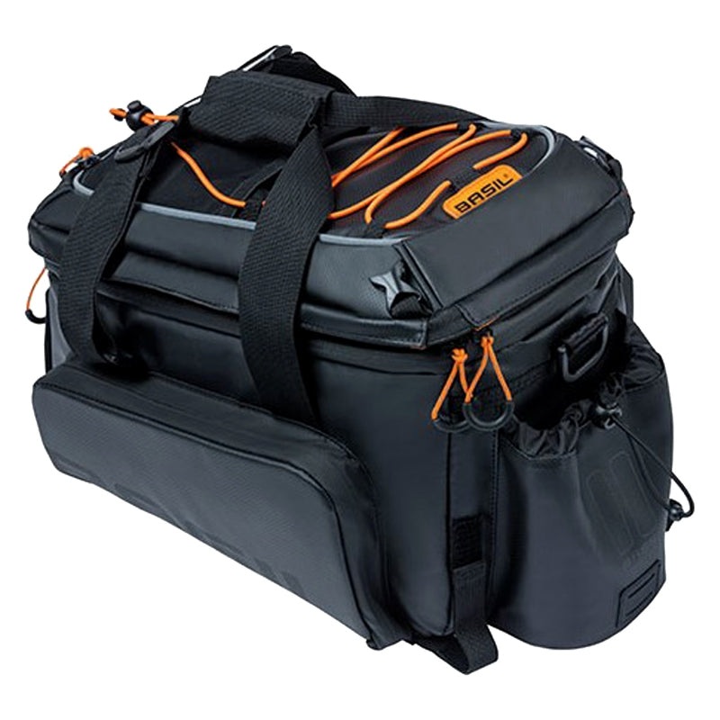 Miles Tarpaulin Trunk Bag XL Pro Velcro Straps 2197 c.i. Black/Orange