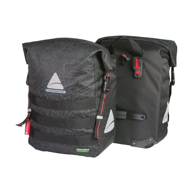 Monsoon Oceanweave 45+ Pannier Hook-On 16.9×11.8×6.9 (x2) 2755 c.i. (Pair) Black