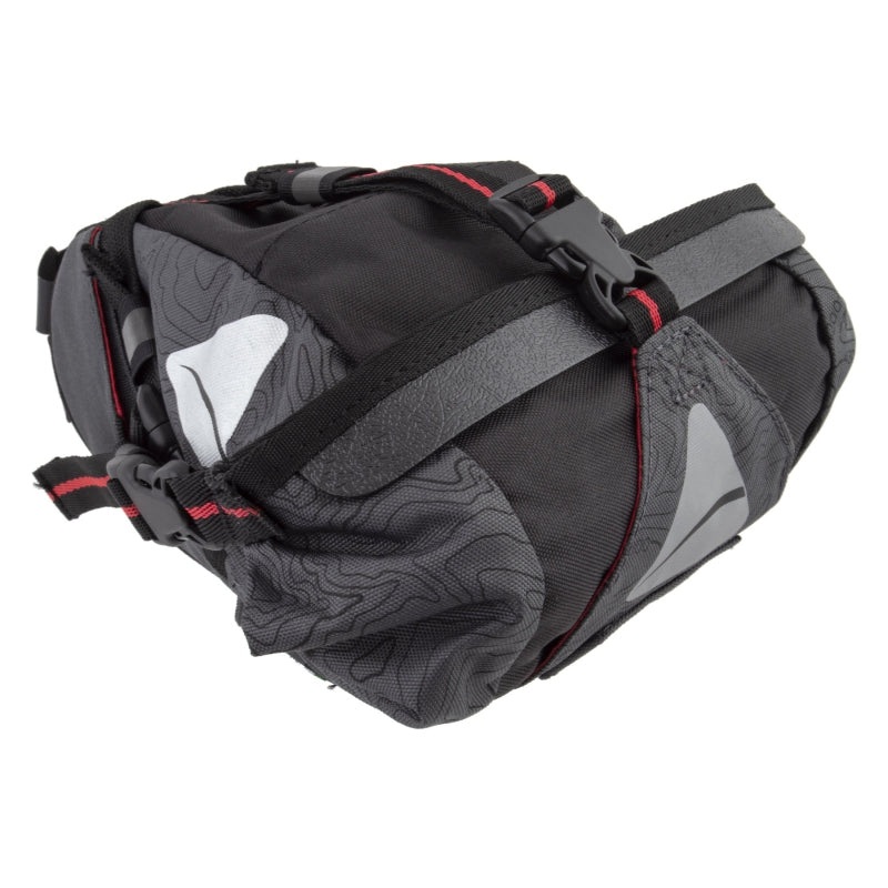Seymour Oceanweave 7+ Seatpack Bag Velcro Straps 10.6×6.3×5.5 427 c.i. Black