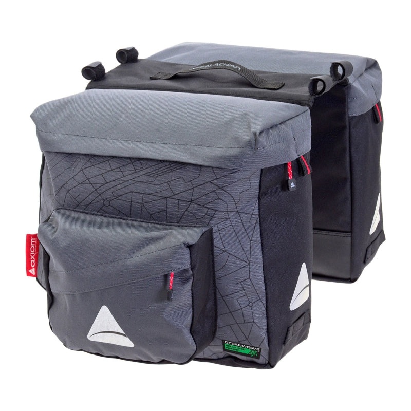 Seymour Oceanweave P25 Twin Pannier Hook-On 1516 c.i. (Pair) Grey/Black