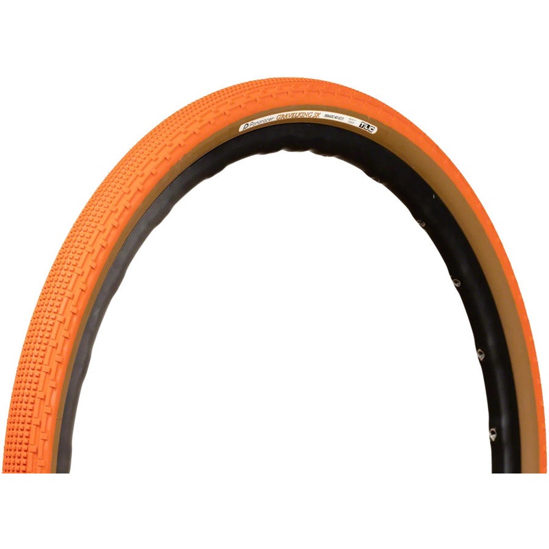GravelKing SK Tire – 700 x 32 Tubeless Folding Sunset Orange/Brown