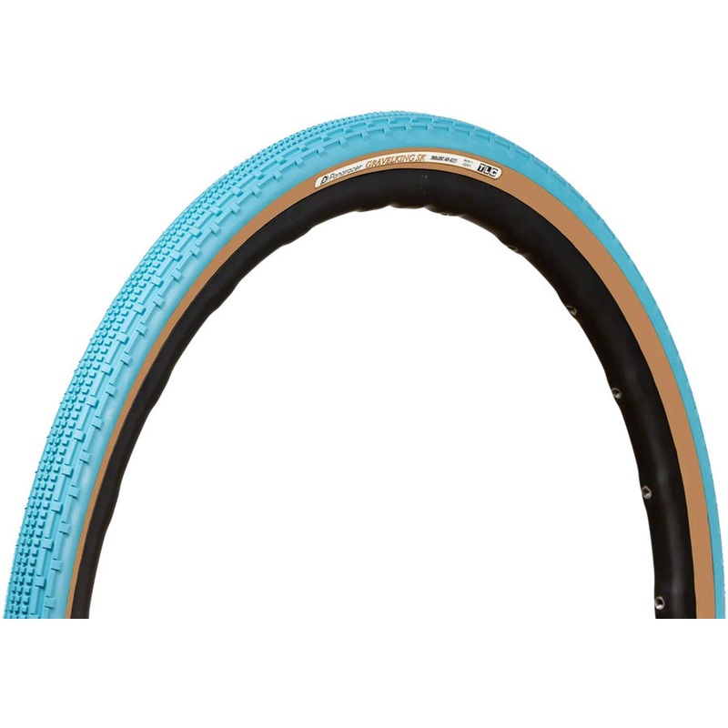 GravelKing SK Tire – 700 x 32 Tubeless Folding Turquoise/Brown