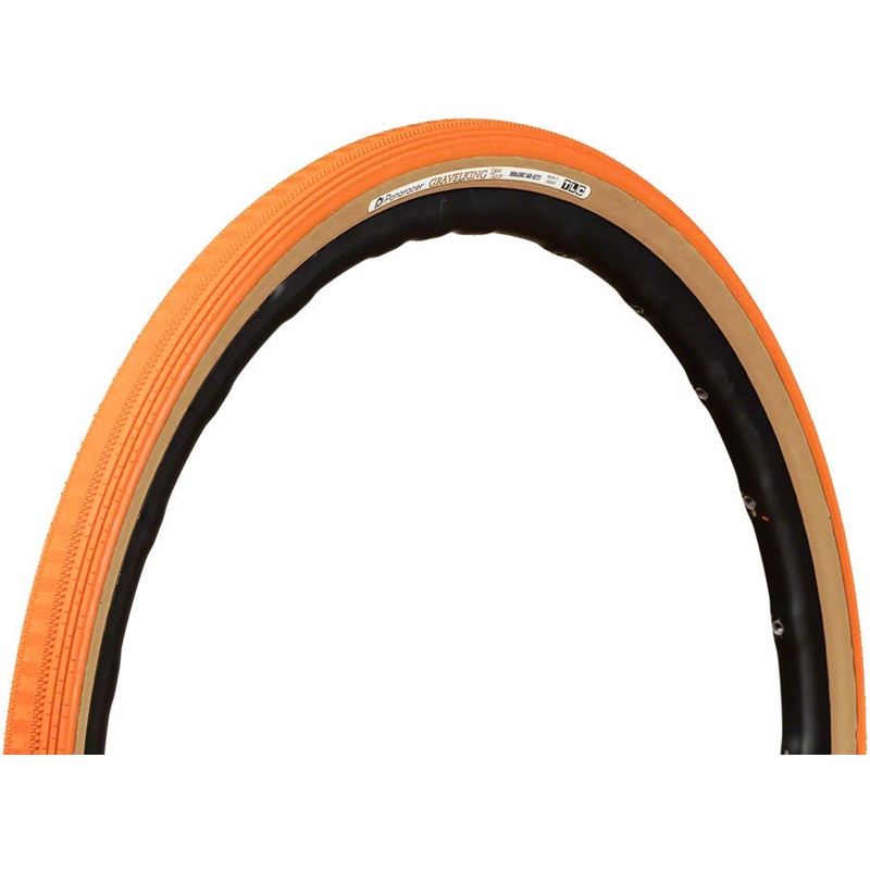 GravelKing SS Tire – 700 x 32 Tubeless Folding Sunset Orange/Brown