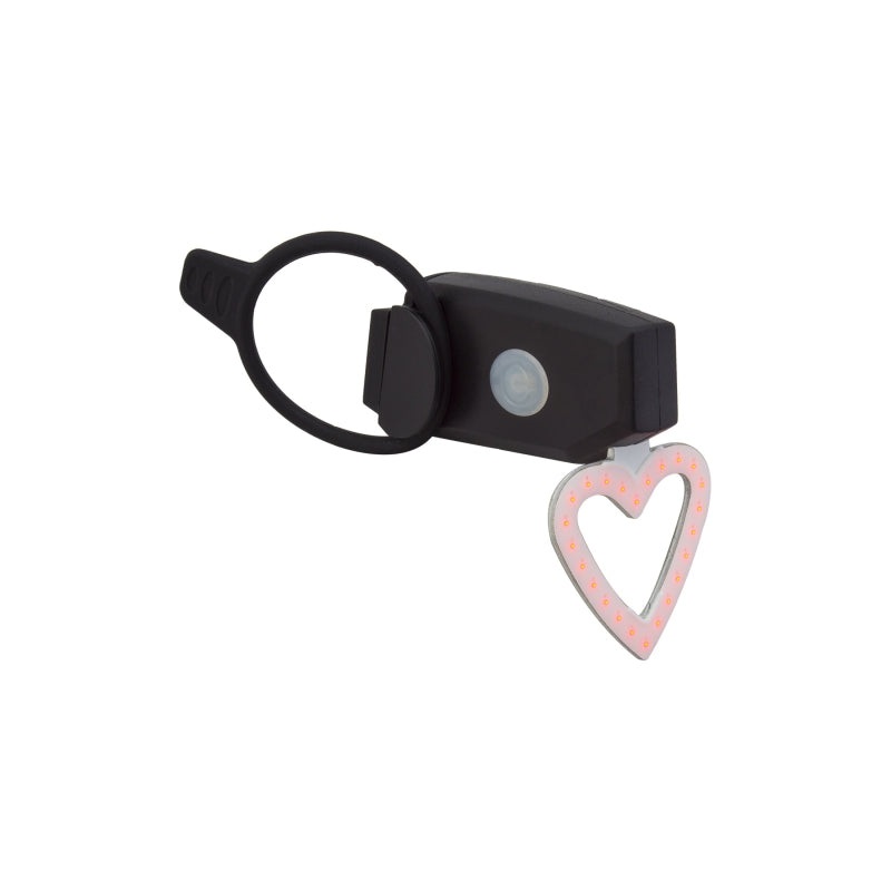 HeartThrob USB Tail Light Black 5 Rear Rubber Strap USB 15