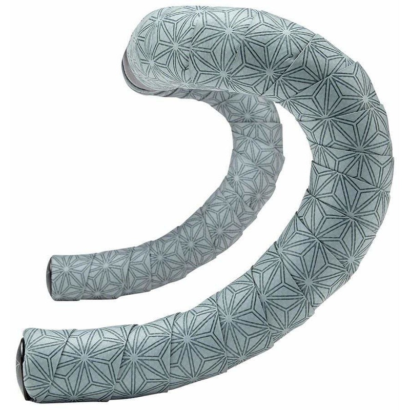 Super Sticky Kush Classic Bar Tape: Gunmetal with Ano Black Plugs