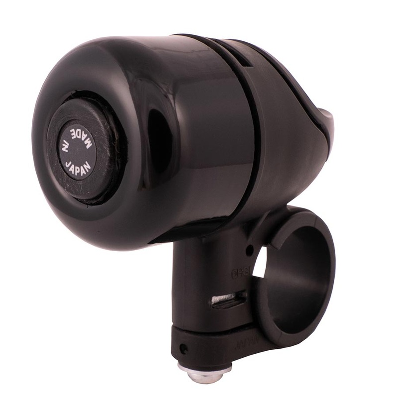 Ace Brass Bell|Gloss Black|Brass|Chrome