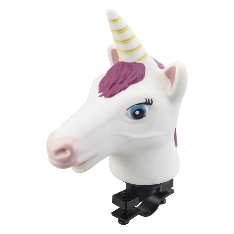 Animal Squeeze Horns|Unicorn|Whale|Parrot|Pink Cow|Sumo|Alligator|Tortoise|Pig|Frog|Skull|Shark|Alien|Dalmatian|Koala|Penguin|Giraffe|Panda|Squirrel|Tiger|Dog|Parrot Pirate