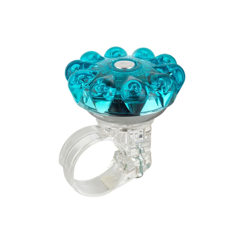 Bling Bell 22.2mm clamp Aquamarine