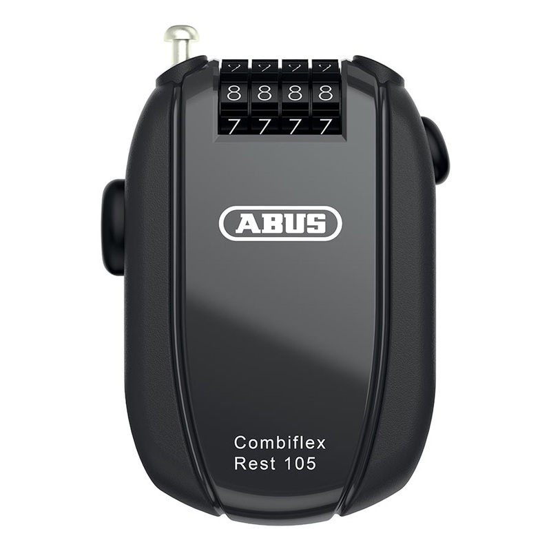 Combiflex Rest Retractable Combo Lock – 105cm Black