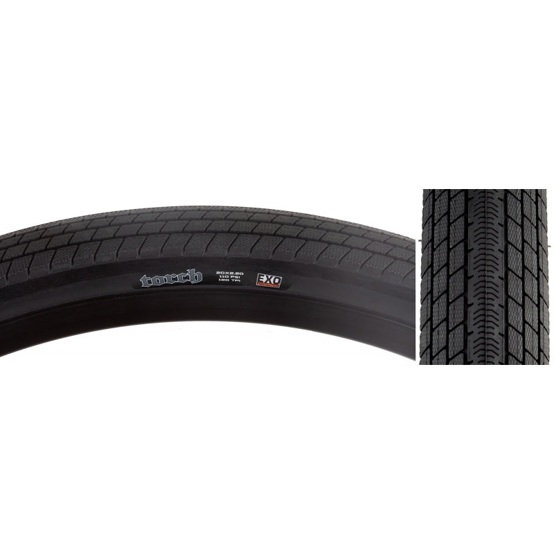 Torch Tire 20×2.20 Folding Clincher Dual EXO 120TPI Black