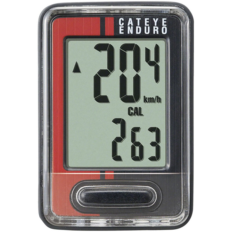 Enduro Bike Computer – Wired Black/Red