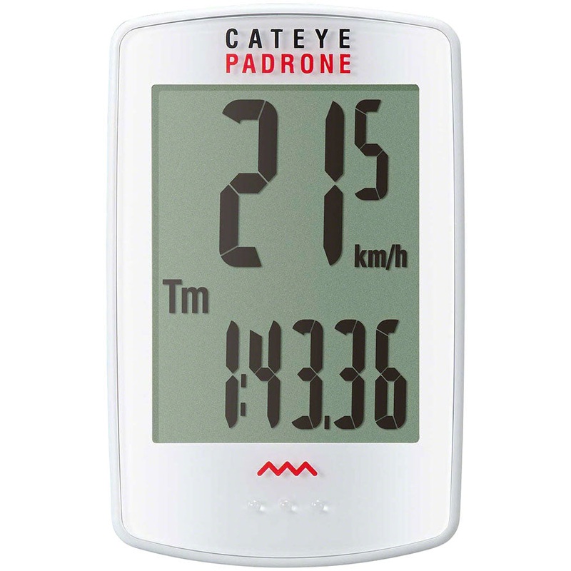 Padrone Wireless Cycling Computer – White