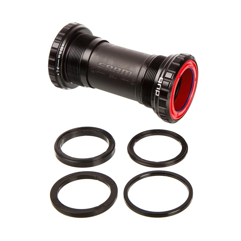 DUB Wide English Ceramic Bottom Bracket – English/BSA  68/73mm 73 Road-Wide BLK