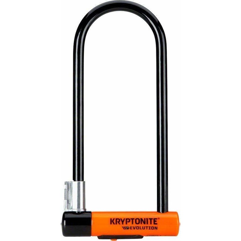 Evolution Series U-Lock – 4 x 11.5, Keyed, Black, Includes bracket