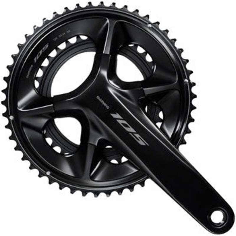 105 FC-R7100 Crankset – 165mm 12-Speed 50/34t 110 Asymmetric BCD Hollowtech II Spindle Interface BLK