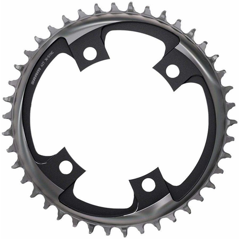 46 Tooth 107mm BCD x 4-Bolt 1×12-Speed X-Sync Chainring, Polar Gray