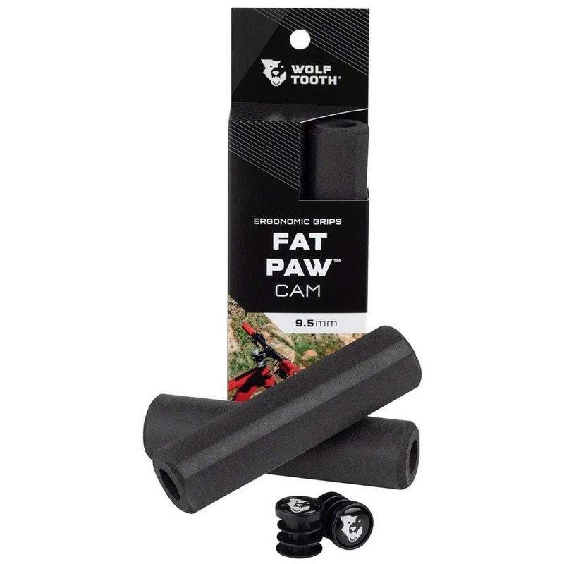 Fat Paw Cam Bike Handlebar Grips – Black