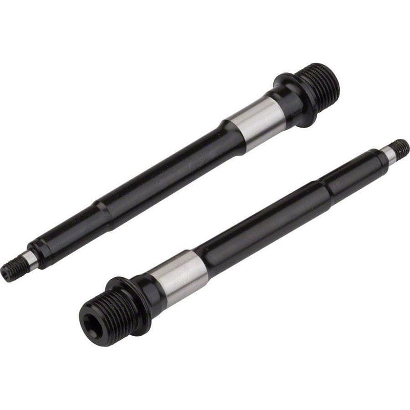 Vault CrMo Black Pedal Spindle Kit  9/16