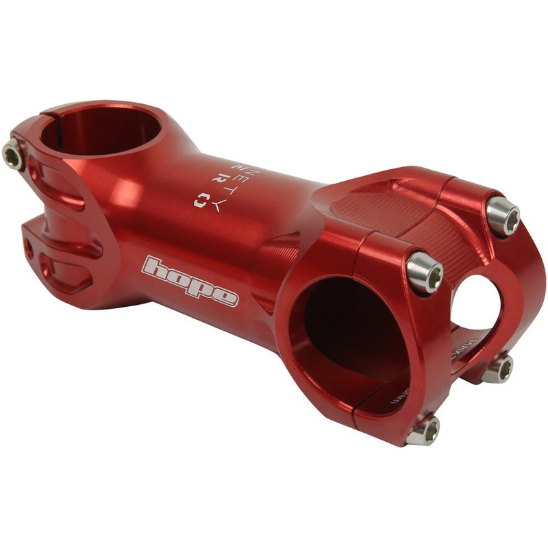 XC Mountain Bike Stem – 31.8 Clamp, +/-0, 1 1/8, Red