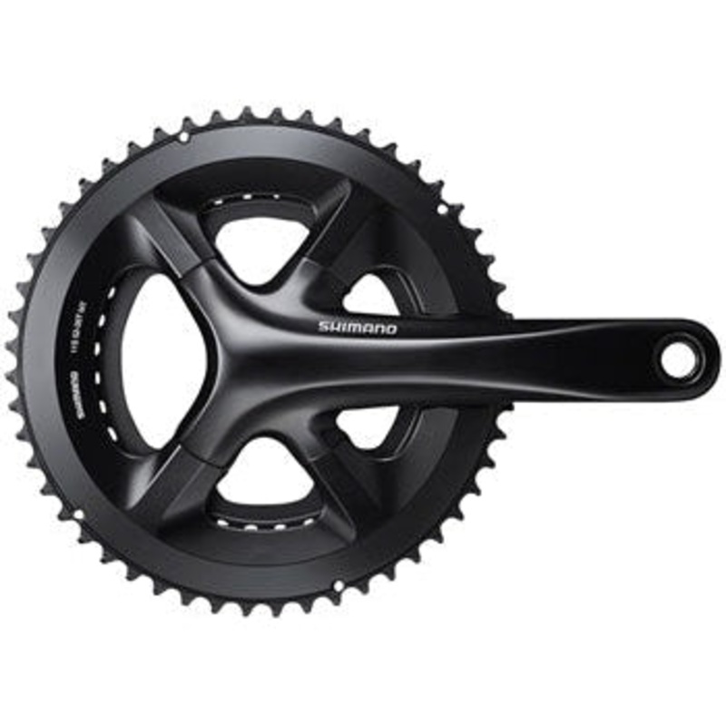 105 FC-RS510 Crankset – 165mm 11-Speed 50/34t 110 Asymmetric BCD Hollowtech II Spindle Interface BLK
