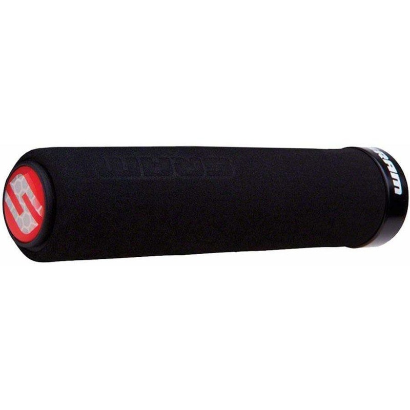 Foam Bike Handlebar Grips – Black, Lock-On