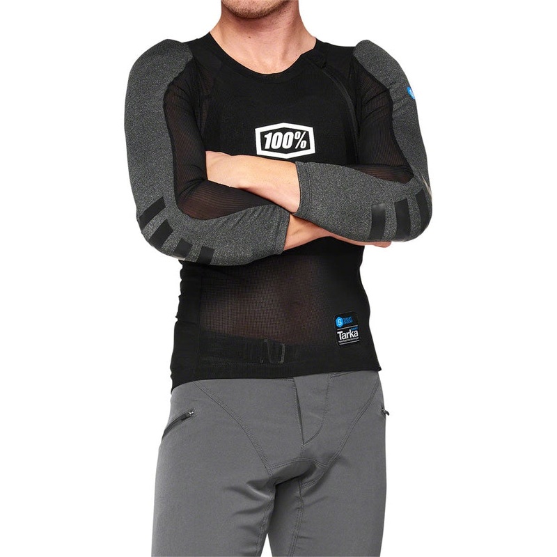 Tarka Long Sleeve Men’s Mountain Bike Body Armor – Black