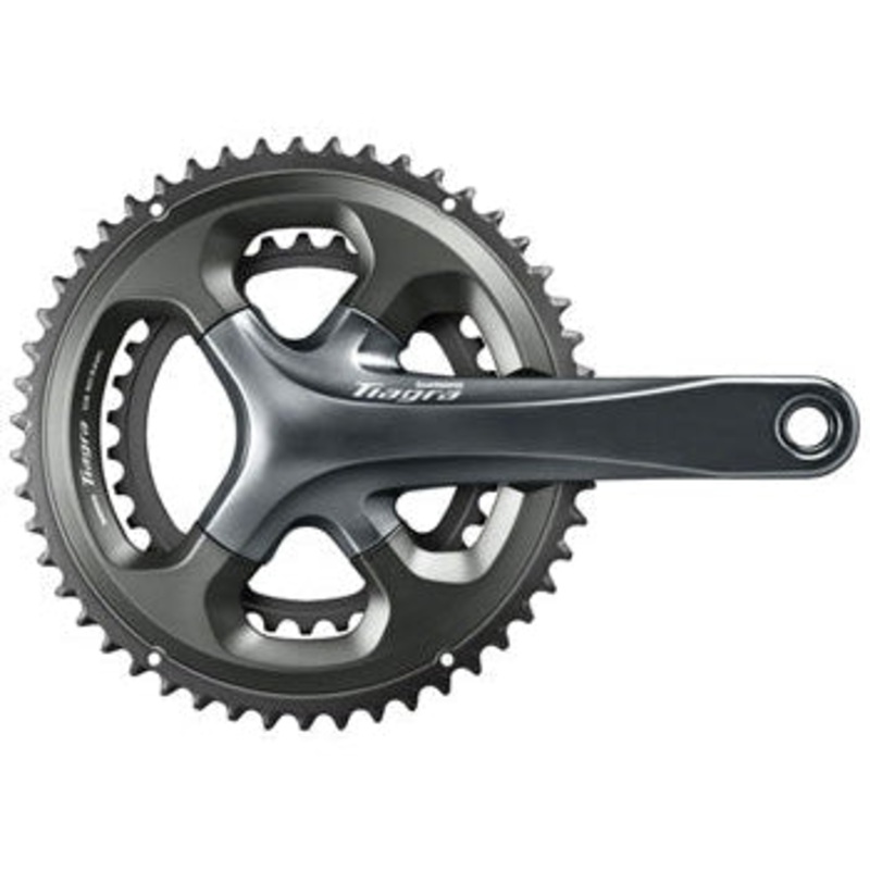 Tiagra FC-4700 Crankset – 170mm 10-Speed 50/34t 110 Asymmetric BCD Hollowtech II Spindle Interface Gray