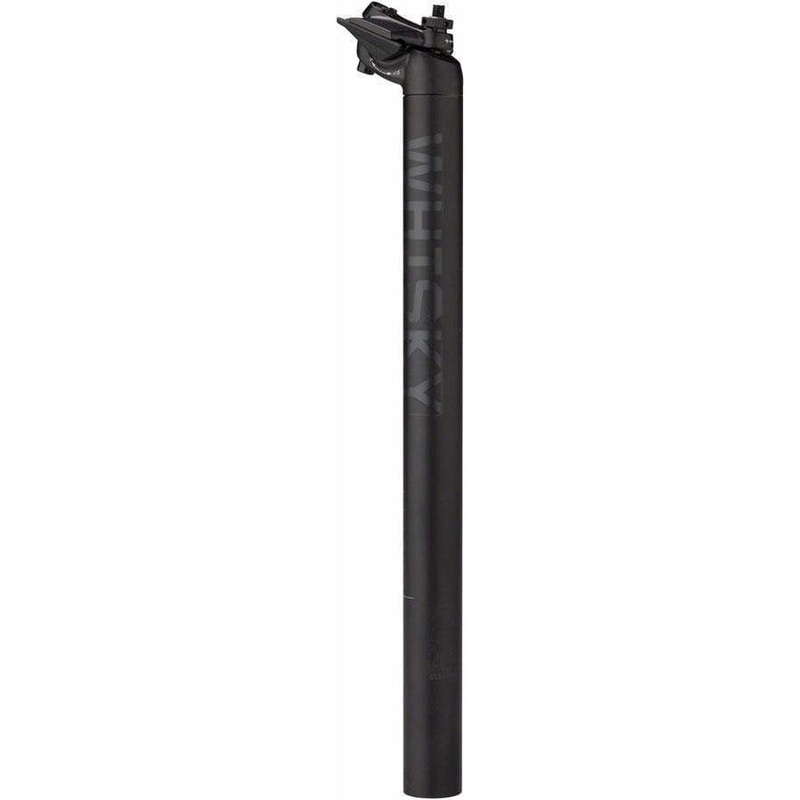 WHISKY No.7 Alloy Seatpost – 31.6 x 400mm, 18mm Offset, Matte Black
