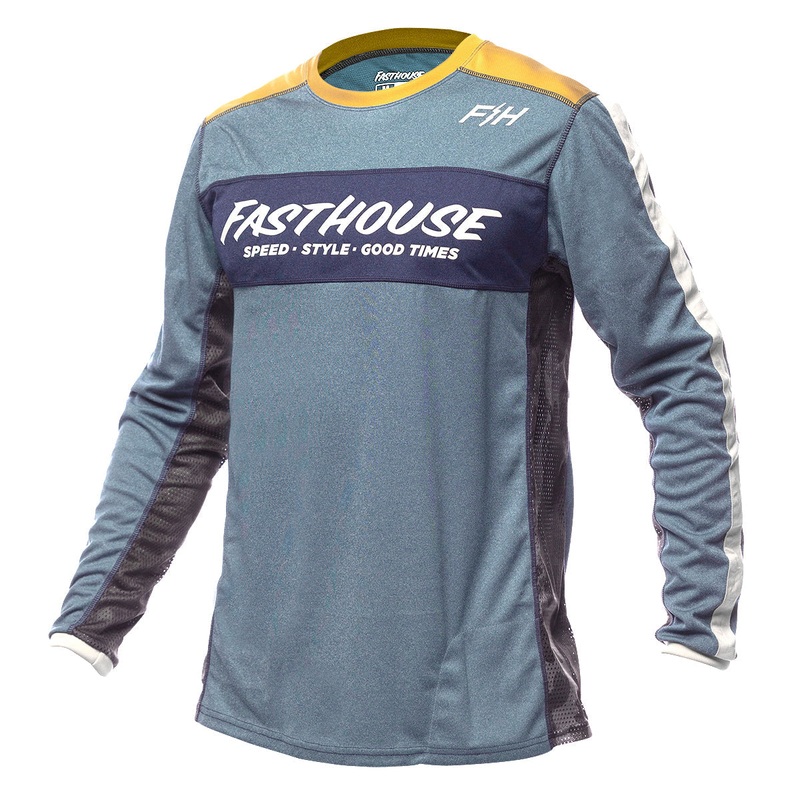 Classic Acadia LS Jersey – Heather Indigo