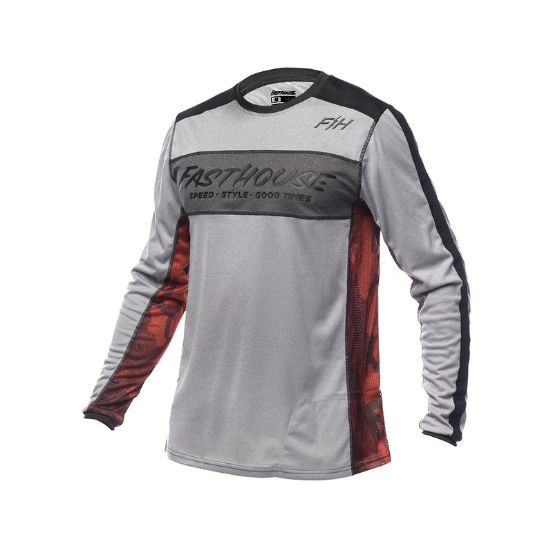 Classic Acadia LS Youth Jersey – Heather Gray