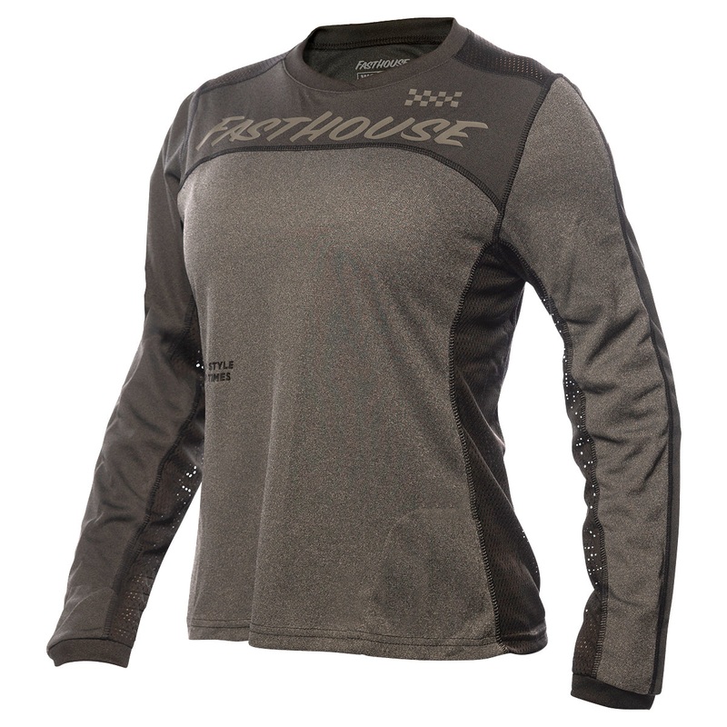 Classic Mercury LS Women’s Jersey – Black/Charcoal Heather