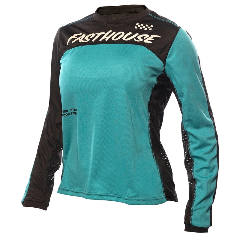 Classic Mercury LS Women’s Jersey – Black/Teal