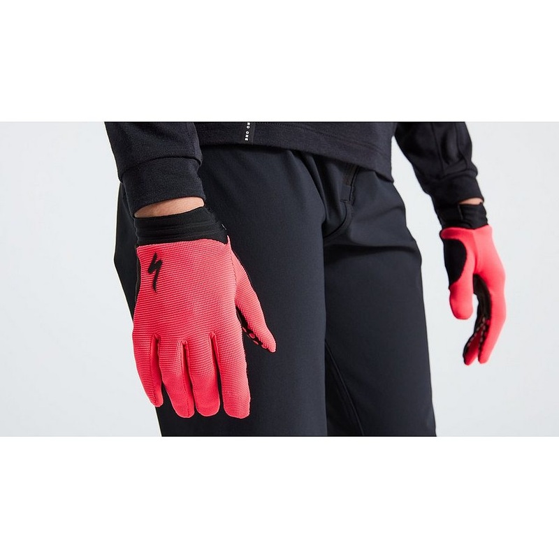 trail glove lf yth imperial red m