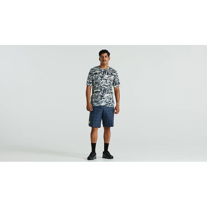 s/f thermo short navy xl