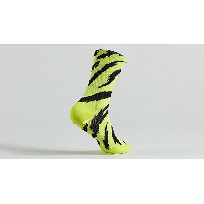 soft air tall sock hyper green lightning m