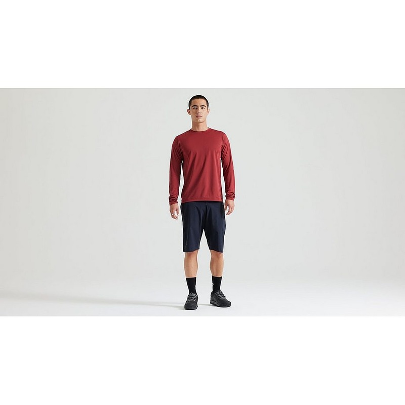 gravity training jersey ls men garnet red xl