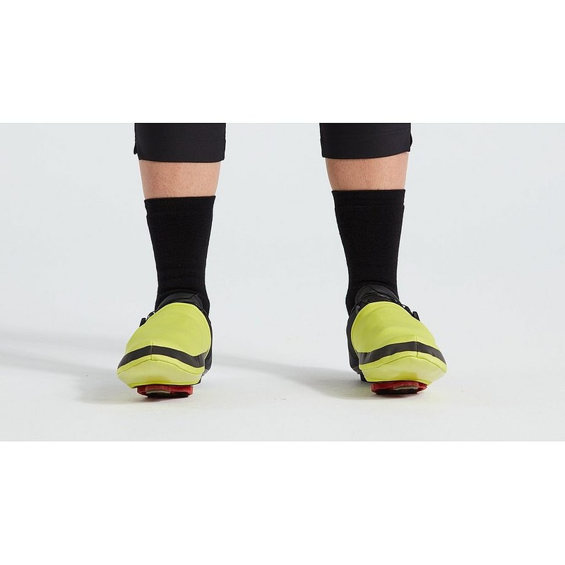 neoprene toe cover shoe cover hyper green <38-43
