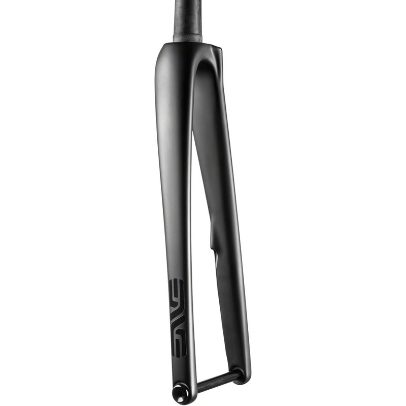 Road Flat-Mount Disc Fork 1-1/4 Tapered Steerer 43mm Rake 12mm x 100mm Axle BLK